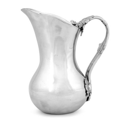 Arthur Court Designs Fleur De Lis 10 Pitcher Aluminum