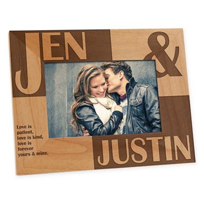 Because Of You 4 X 6 Photo Frame Multi