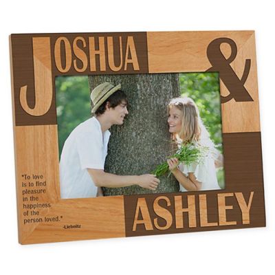 Because Of You 5 X 7 Photo Frame Multi