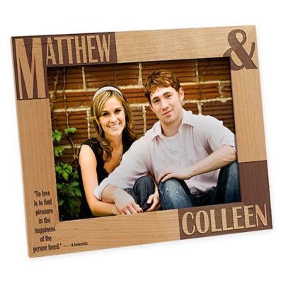Because Of You 8 X 10 Photo Frame Multi