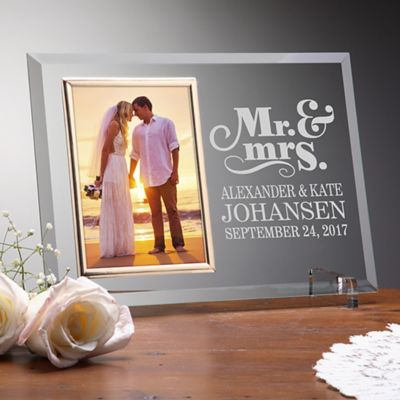 The Happy Couple Personalized Reflections Frame Multi