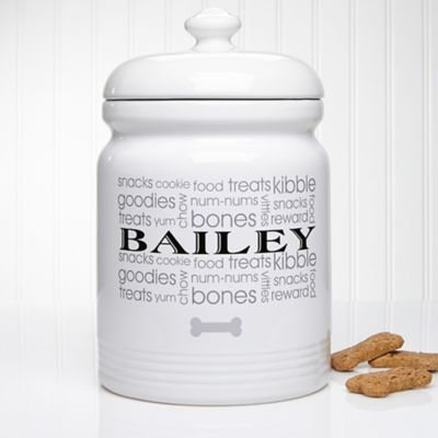 Doggie Delights Treat Jar Multi