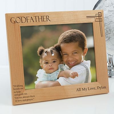 Godparent 8 X 10 Picture Frame Brown