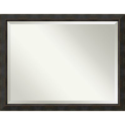 Amanti Art Signore 44 X 34 Framed Wall Mirror In Bronze Brown