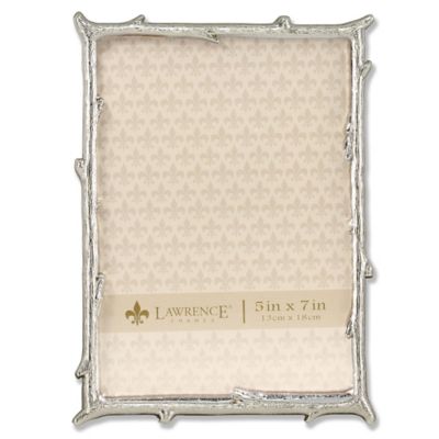 Lawrence Frames Branch 5 X 7 Metal Picture Frame In Silver
