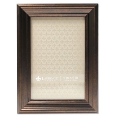 Lawrence Frames Classic Detailed 4 X 6 Picture Frame In Bronze