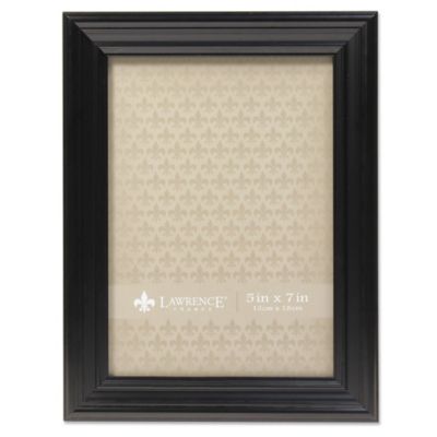 Lawrence Frames Classic Detailed 5 X 7 Picture Frame In Black