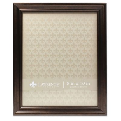 Lawrence Frames Classic Detailed 8 X 10 Picture Frame In Bronze