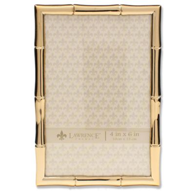 Lawrence Frames 4 X 6 Bamboo Picture Frame In Gold
