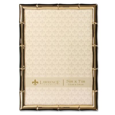 Lawrence Frames 5 X 7 Bamboo Picture Frame In Gold