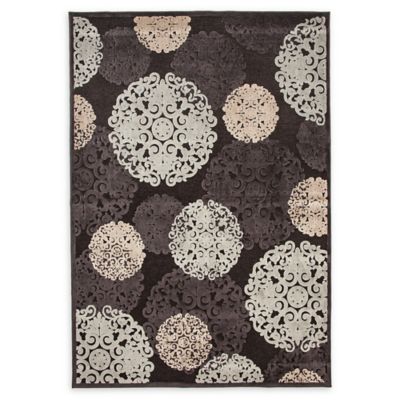 Napa Dante 5 X 8 Area Rug In Charcoal/ivory
