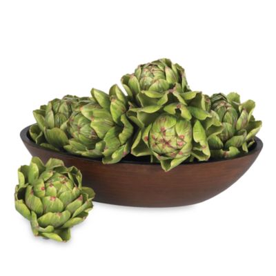 Nearly Natural 5 Artichoke (Set Of 6) Green