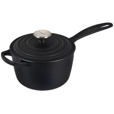 Le Creuset Signature 1.75 Qt. Covered Saucepan In Licorice