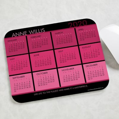 Its A Date Calendar & Quote Mouse Pad