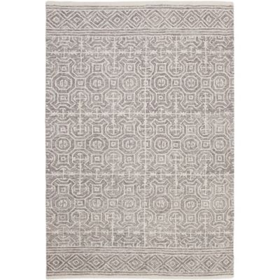 Abacasa Everest Chione 8 X 10 Handcrafted Area Rug In Grey/ivory