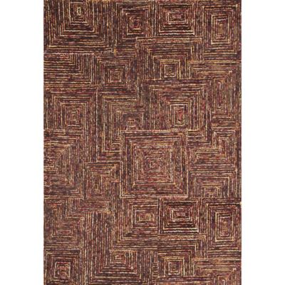 Abacasa Lifestyle Tipton 5x 8 Handcrafted Area Rug In Dark Brown/multicolor