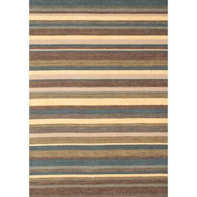 Abacasa Lifestyle Carlton 5 X 8 Handcrafted Area Rug In Chocolate/multicolor