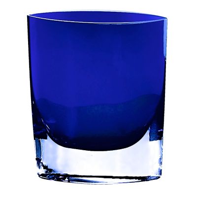 Badash Samantha 8 Mouth-Blown Cased Glass Vase In Cobalt Blue
