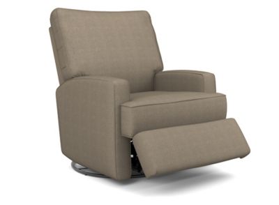 Best Chairs Kersey Swivel Glider Recliner In Tan