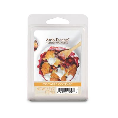Ambiescents Harvest Cobbler Scented Wax Cubes (Pack Of 6) Red