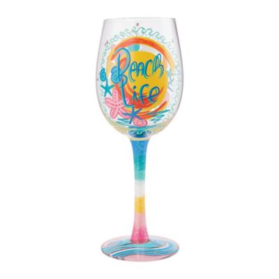 Lolita beach Life Wine Glass Multi