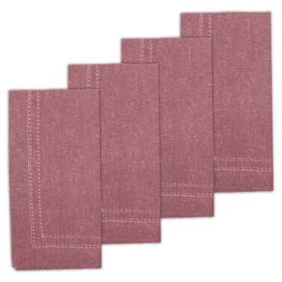 Our Table Locklin Napkins In Red (Set Of 4)