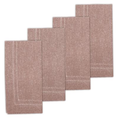 Our Table Locklin Napkins In Rust (Set Of 4)