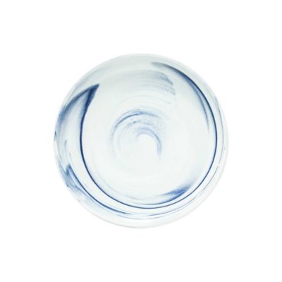 Artisanal Kitchen Supply Coupe Marbleized Salad Plates In Blue (Set Of 4)