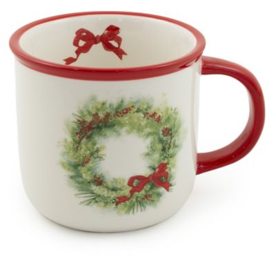Boston International Peace Tree Wreath Mug Multi