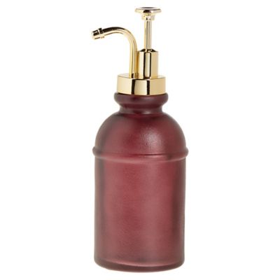 Bee & Willow Crystalized Glass Lotion Dispenser In Wine