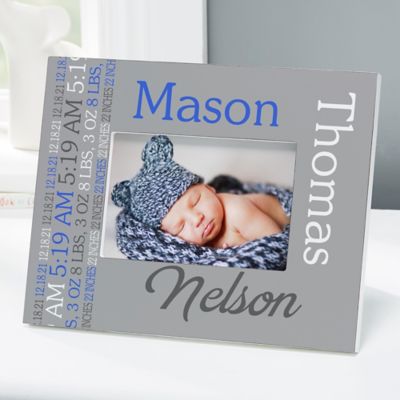 Darling Baby Boy Picture Frame Blue
