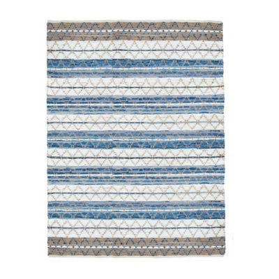 A&B Home Stripe And Diamond 28 X 4 Accent Rug In Multi
