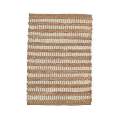 A&B Home Stripe Jute 2 X 3 Accent Rug In Multi