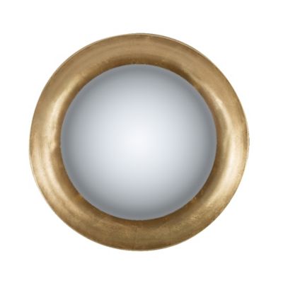 A&B Home 31 Square Wall Mirror With Led Lighting In Gold