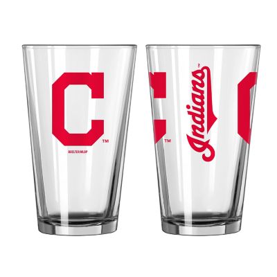 MLB Cleveland Indians 16 oz. Gameday Pint Glass Blue