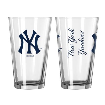 MLB New York Yankees 16 oz. Gameday Pint Glass Blue