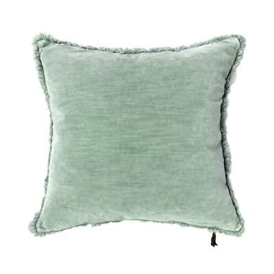 Bee & Willow Washed Velvet 20 Square Throw Pillow In Quarry