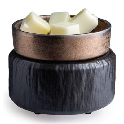 Candle Warmers Etc. Primitive Black 2-In-1 Ceramic Wax Warmer
