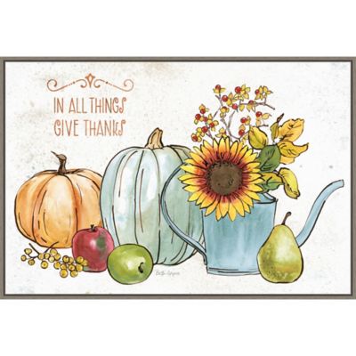 Amanti Art October Garden XIII 33 X 22 Framed Wall Art In Grey White/multi