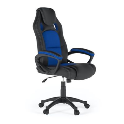 Lifestyle Solutions Stanton High-Back Gaming Chair In Blue