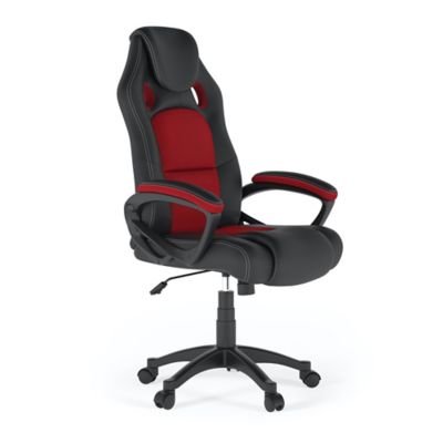 Lifestyle Solutions Stanton High-Back Gaming Chair In Red
