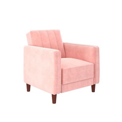 Atwater Living Lenna Tufted Accent Chair In Pink
