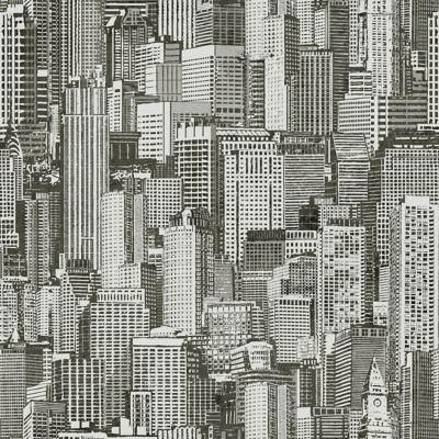 Arthouse Manhattan Peel And Stick Wallpaper In Monochrome