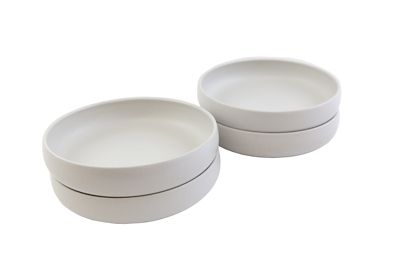 Carthage.co La Marsa Salad Plates In White (Set Of 4)