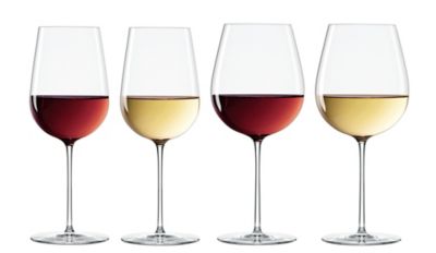 Lenox Signature Series 4-Piece Warm & Cool Region Wine Glass Set Clear