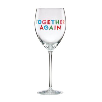 Kate Spade New York Celebrate together Again Wine Glass Clear
