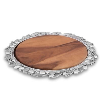 Arthur Court Designs Olive Grove Cheese Board Silver