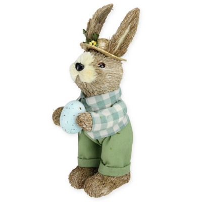 Northlight 10 Spring Sisal Standing Bunny Figurine Brown