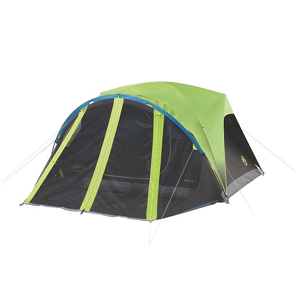 Coleman® 4-Person Dark Room Tent with Screen Room in Green/Black