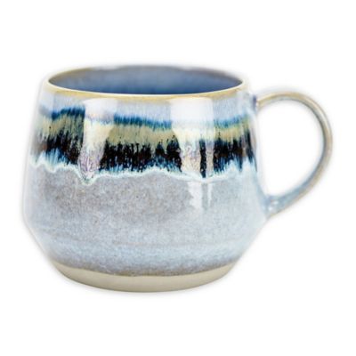 Boston Warehouse Reactive Layered Globe Mug In Blue Multi